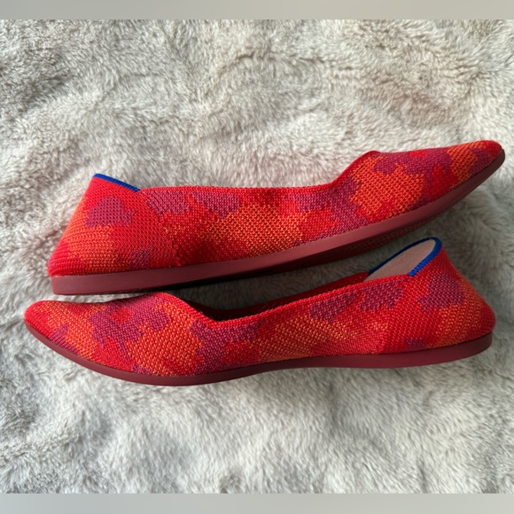Rothy’s RARE The Point Red Botanicamo Size 7 - Picture 9 of 12